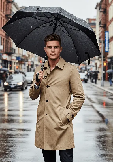 Heritage Wool Trench Coat thumbnail 4