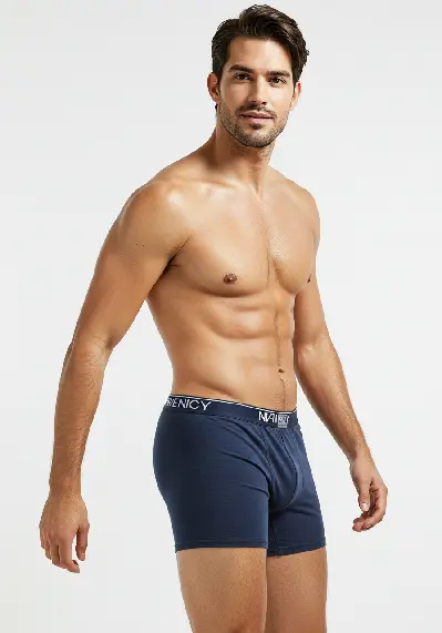 Men&#039;s Navy Blue Boxer Briefs