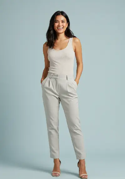Women's Casual Brown Pants Set thumbnail 3
